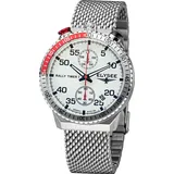 Elysee Herrenuhr RALLY TIMER I silber weiß onesize Herren Chronograph 44mm 80530, 80531, 80532, 80533, 80534, 80535, 80536, 80537