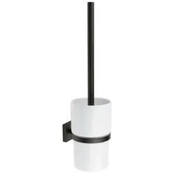 Smedbo House WC-Bürste | Wandmontage | Porzellan##Schwarz/Porzellan RB333P