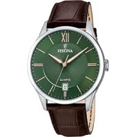 Festina Quarz Herren Klassik F20426/8 - grün,braun - 43.0mm