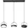 Osram Decor Puck 3-flg. 20 cm rund Schwarz