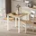 Homcom Küchentisch 69 x 75 x 69 cm Eiche beige/braun