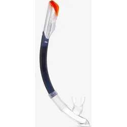 Schnorchel Trockenschnorchel mit Ventilsystem - Dry Top 100 grau blau|orange No Size