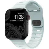 Nomad Sport Strap Ice Blue Glow - Apple Watch 42mm/41mm/40mm/38mm