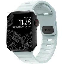Nomad Sport Strap Ice Blue Glow - Apple Watch 42mm/41mm/40mm/38mm