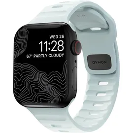 Nomad Sport Strap Ice Blue Glow - Apple Watch 42mm/41mm/40mm/38mm