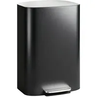Homcom Mülleimer 50 l Schwarz