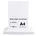 Kiperline Fotokarton A4 300g/m2 Weiß 12 Blatt