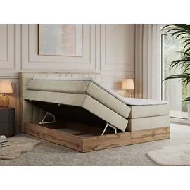 MKS Meble Amore King 160 x 200 cm H3 Beige