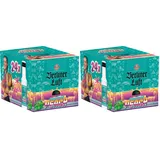 Berliner Luft Peppermint Peach | 24 x 0,02L| Kultiger Pfefferminzlikör mit Pfirsichgeschmack | Minze & Pfirsich | Vegan & glutenfrei | Made in Berlin | 18% Vol. (Packung mit 2)