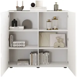 Home Affaire Highboard 120 x 111 x 42 cm Weiß