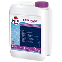 HTH Rapidfloc 3 Liter Flockungsmittel flüssig Pool Entfernung Schmutzpartikel