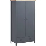 vidaXL Kleiderschrank Hill 89 x 170 x 50 cm Grau