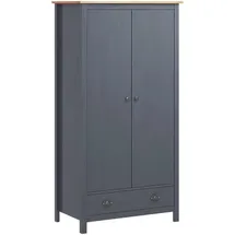 vidaXL Kleiderschrank Hill 89 x 170 x 50 cm Grau