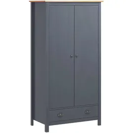 vidaXL Kleiderschrank Hill 89 x 170 x 50 cm Grau