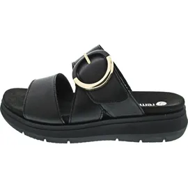 remonte Pantolette Wechselfußbett für Damen, Schwarz Größe 38