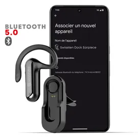 Swissten Dock Earpiece + Charger SAU000015 Black - Schwarz