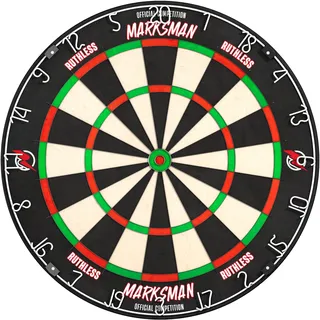 Ruthless Marksman Dartscheibe aus Sisal mit ultradünnem Draht, professionelles Design, für Dartpfeile mit Stahlspitze (DB072)