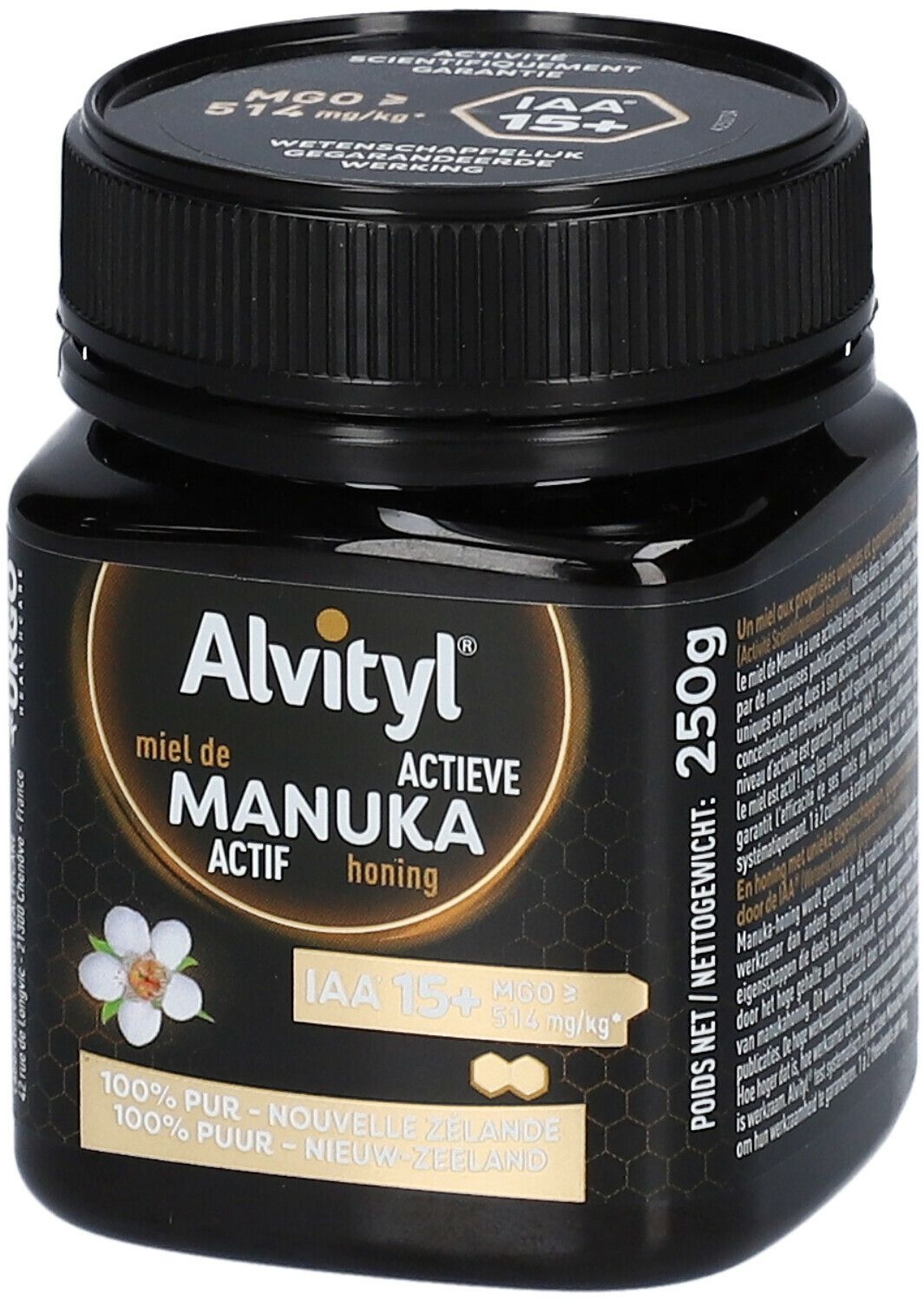Alvityl® Miel de Manuka ACTIF IAA 15+ 250 g crème