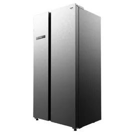Cecotec Bolero Coolmarket SBS 592 Side-by-Side (592 l, 1775 mm hoch, Silber)