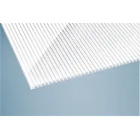 Scobalit Doppelstegplatten 16 mm Klar Weiß Gestreift 980 x
