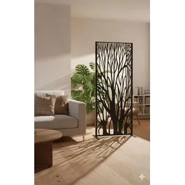 prestige home living outdoor Metallpaneel 150 x 50 cm Schwarz/Flieder