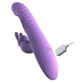 Fantasy For Her “her thrusting silicone rabbit”, mit Heizfunktion, lila