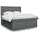 vidaXL Boxspringbett 180 x 200 cm Dunkelgrau