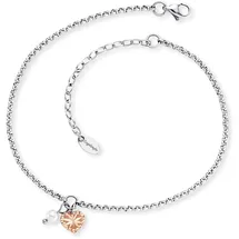 Engelsrufer Fußkette »Herz« mit Süßwasserzuchtperle