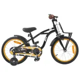 vidaXL Kinderfahrrad 16 Zoll schwarz