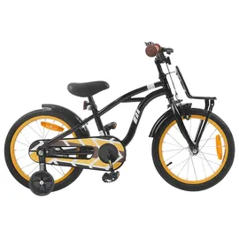 vidaXL Kinderfahrrad 16 Zoll schwarz
