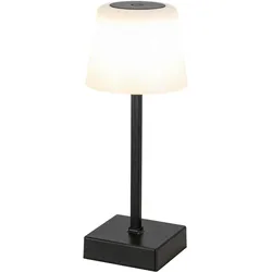 LED-Tischleuchte Emo Weiß/Schwarz max. 2 Watt