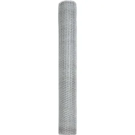 vidaXL Weidezaun 120 x 1200 cm Silber/Verzinkter Stahl