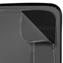 Tectake Hartschalenkoffer Koffer-Set 3-tlg. schwarz