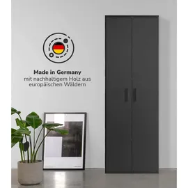 mokebo Schrank in Anthrazit Der Lange Mehrzweckschrank Allzweckschrank oder Aufbewahrungsschrank