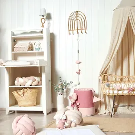 nordic coast company Aufbewahrungskorb Spielzeug Rosa