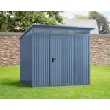 EcoStar Trend-P Typ 2,38 x 2,38 m taubenblau Einzeltür