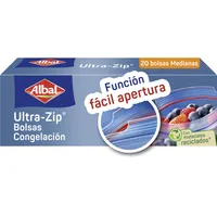 ALBAL Gefrierschrank, luftdicht, Ultra-Zip, 1 Liter, 17 x 17