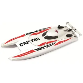 Jamara RC-Boot Capter 2,4 GHz RtR rot und weiß