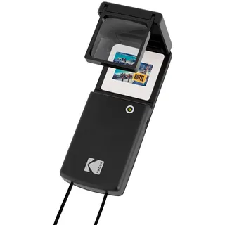 KODAK Beleuchteter Slide Viewer, kompakte tragbare 1,8-fache LED-Hintergrundbeleuchtung für Vintage-35-mm-Filmfolien, batteriebetrieben, Umhängeband im Lieferumfang enthalten