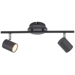 Deckenlampe Deckenleuchte Deckenstrahler beweglich anthrazit Wohnzimmerlampe