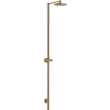 Hansgrohe Nature Duschsäule Axor Starck m Kopfbrause, o. Handbrause, brushed bronze