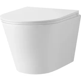 Primaster Leros Wand-WC mit WC-Sitz Weiß