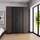 masseno Drehtürenschrank CAGLIARI 200 x 239 x 61,9 cm Schwarz