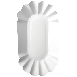 Papstar Schalen oval 10,5 cm x 20 cm x 3,5 cm 250 St. Weiß