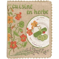 Le bonheur des dames Notitzbuch-Etui Kreuzstich Stickpackung