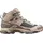 Salomon X Ultra 5 Mid GTX Damen Iron / Desert Tan / Green Milieu 42