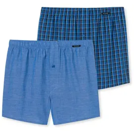 SCHIESSER Herren Web-Boxershorts 2er Pack