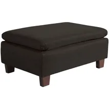58 aufm Kessel Polsterhocker Kaylil Flachgewebe 58 x 0 x 0 cm Braun
