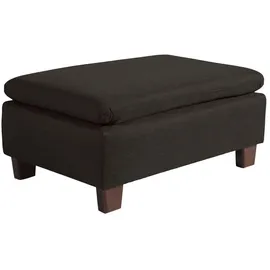 58 aufm Kessel Polsterhocker Kaylil Flachgewebe 58 x 0 x 0 cm Braun