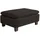 58 aufm Kessel Polsterhocker Kaylil Flachgewebe 58 x 0 x 0 cm Braun